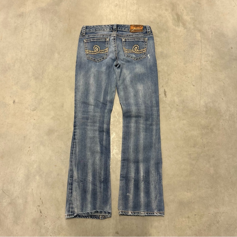 Sage Blue Denim Jeans